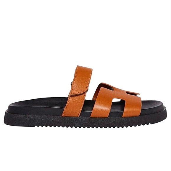 New w/Box Steve Madden Mayven Genuine Leather Platform Sandals 7.5 - Picture 3 of 7